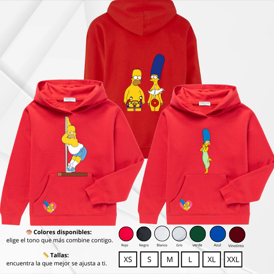 Hoodies Simpson PACK X 2 UND