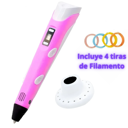 LAPIZ 3D ✨ “Convierte tus ideas en figuras reales con un solo trazo.”