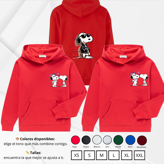 Hoodies Snoopy PACK X 2 UND