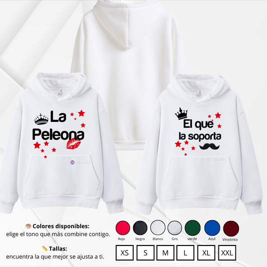 Hoodies Frases PACK X 2 UND