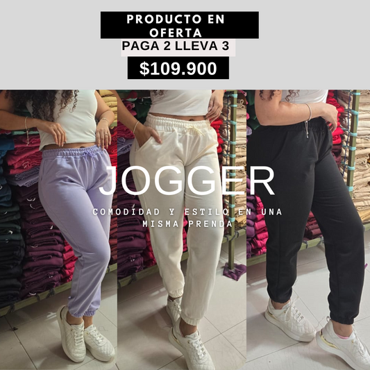 Jogger !!!           Comodidad y estilo en cada paso